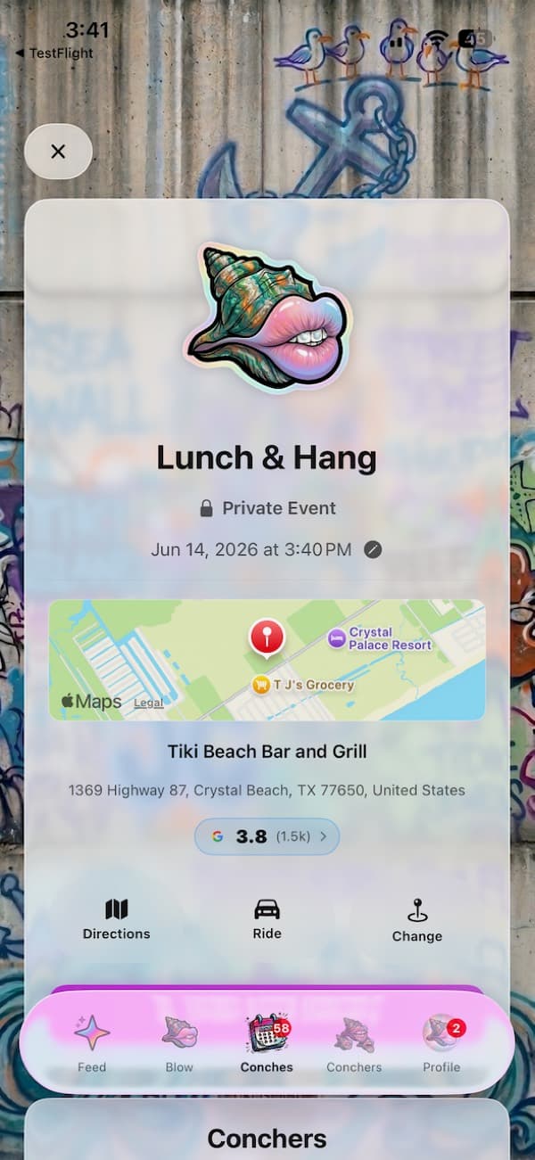 The Order Food screen with DoorDash, Uber Eats, Grubhub, and Instacart options